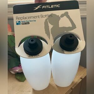 Fitletic Contour Replacement Bottles 2 pack Natural Grip Flasks 2 sets of 2